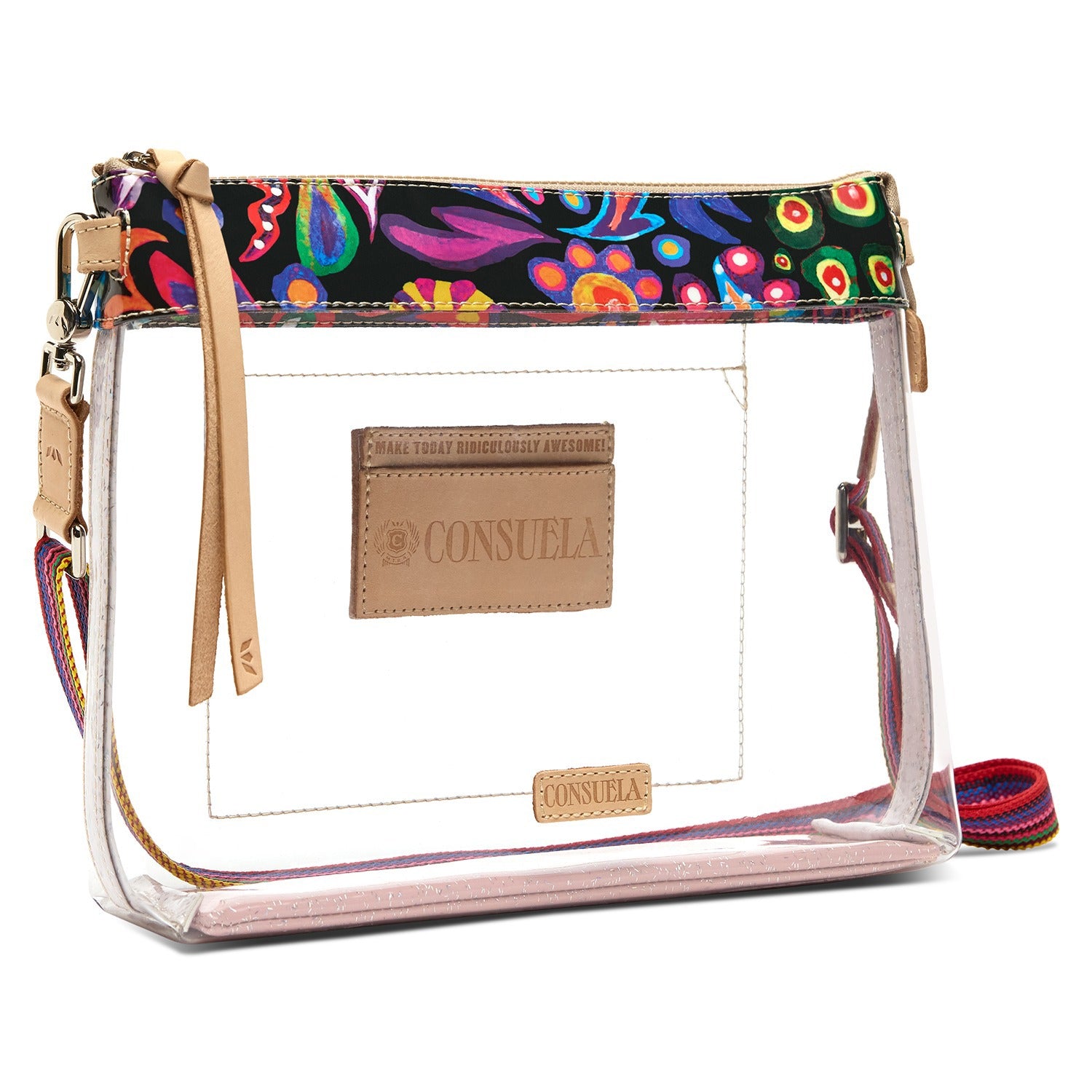 clear consuela crossbody bag