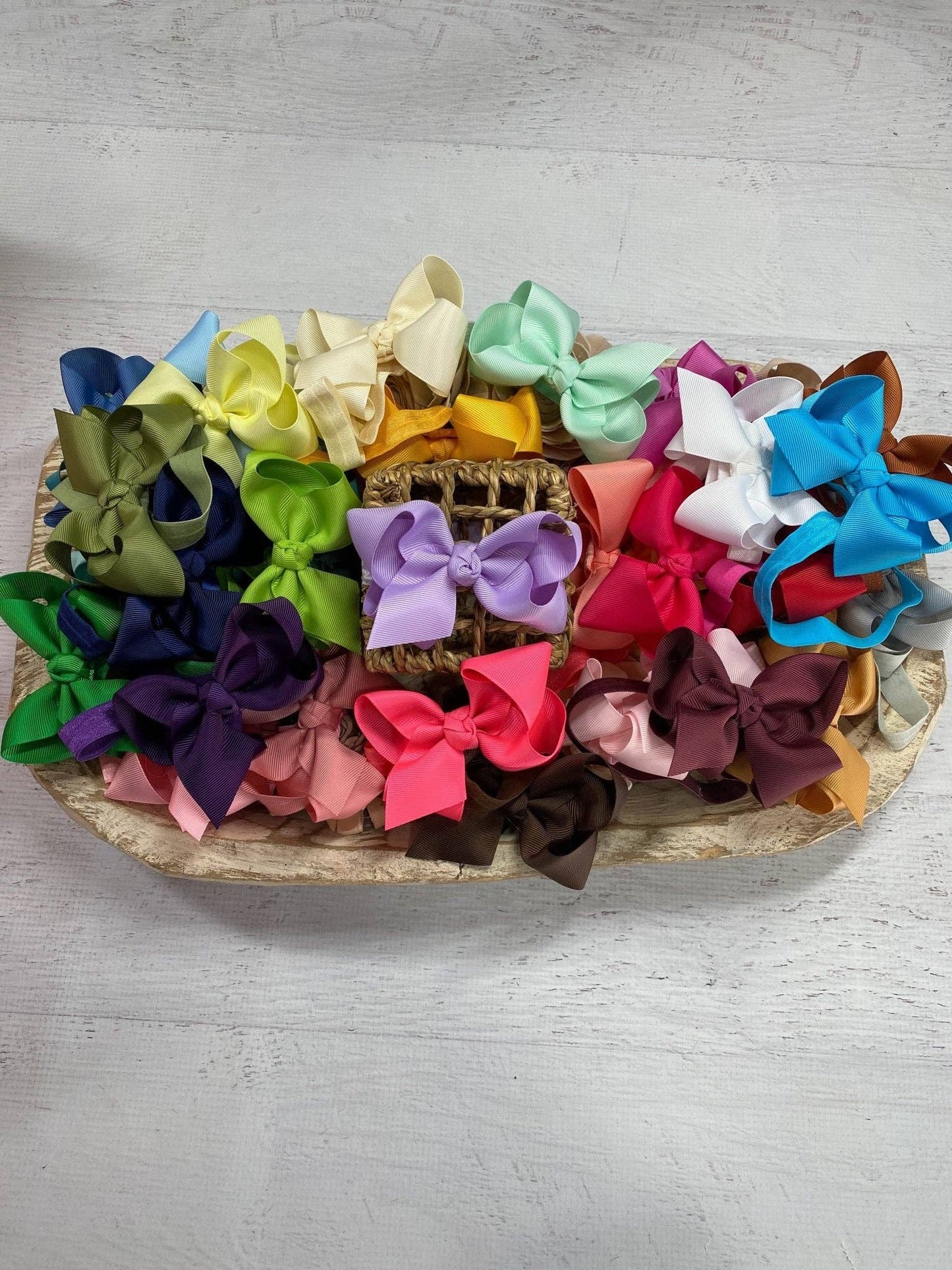 Hair Bow Essential Grosgrain - Headband - 4"