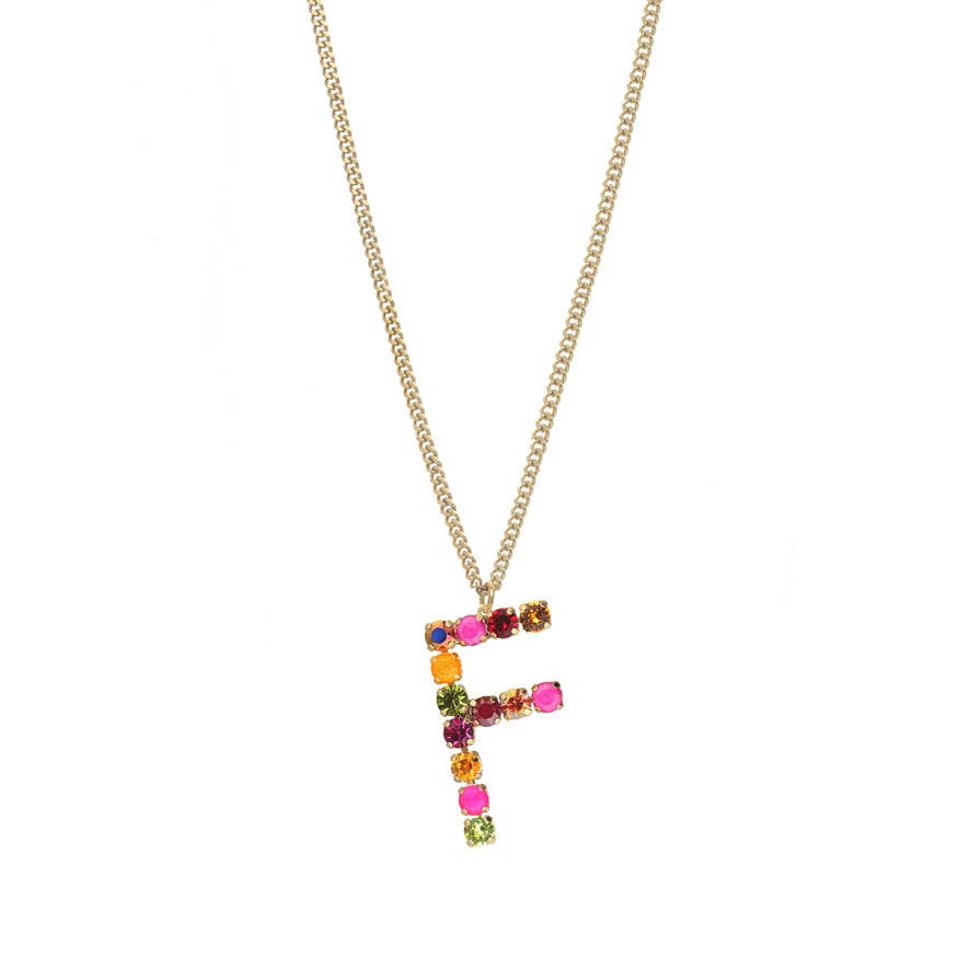 Monogram in Colors Necklace