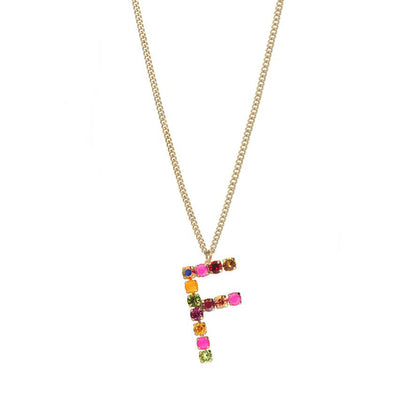 Monogram in Colors Necklace