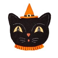Halloween Shaped Pillow w/ Embroidering