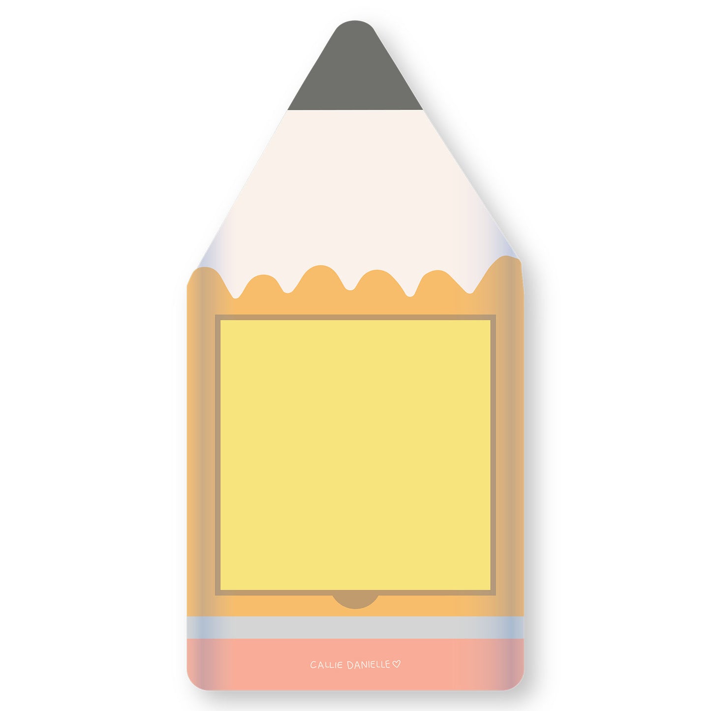 Sticky Note Holder Pencil Shape
