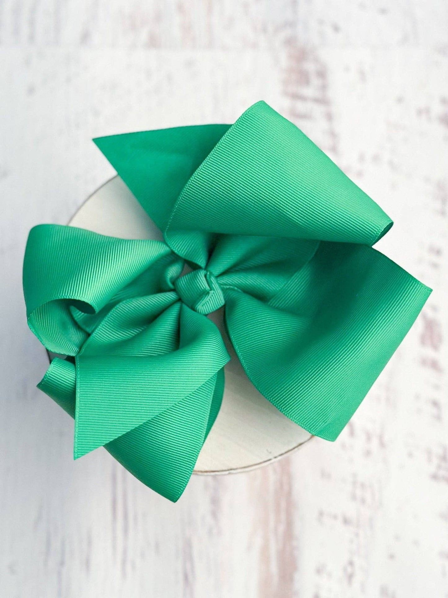 Hair Bow Texas Size Grosgrain Alligator Clip 6.5"