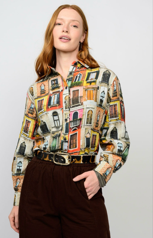 Ivy Jane Top Window To The World Shirt