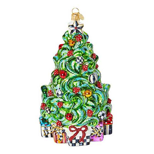 Ornament Classic Courtly Christmas Tree Glass