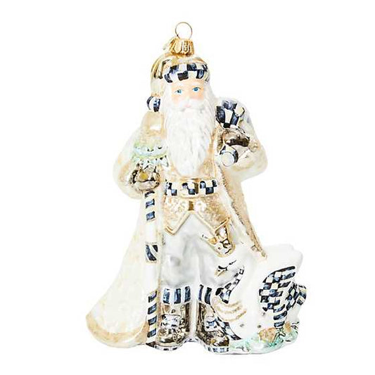 Ornament Santa Crystal Palace Swan Glass