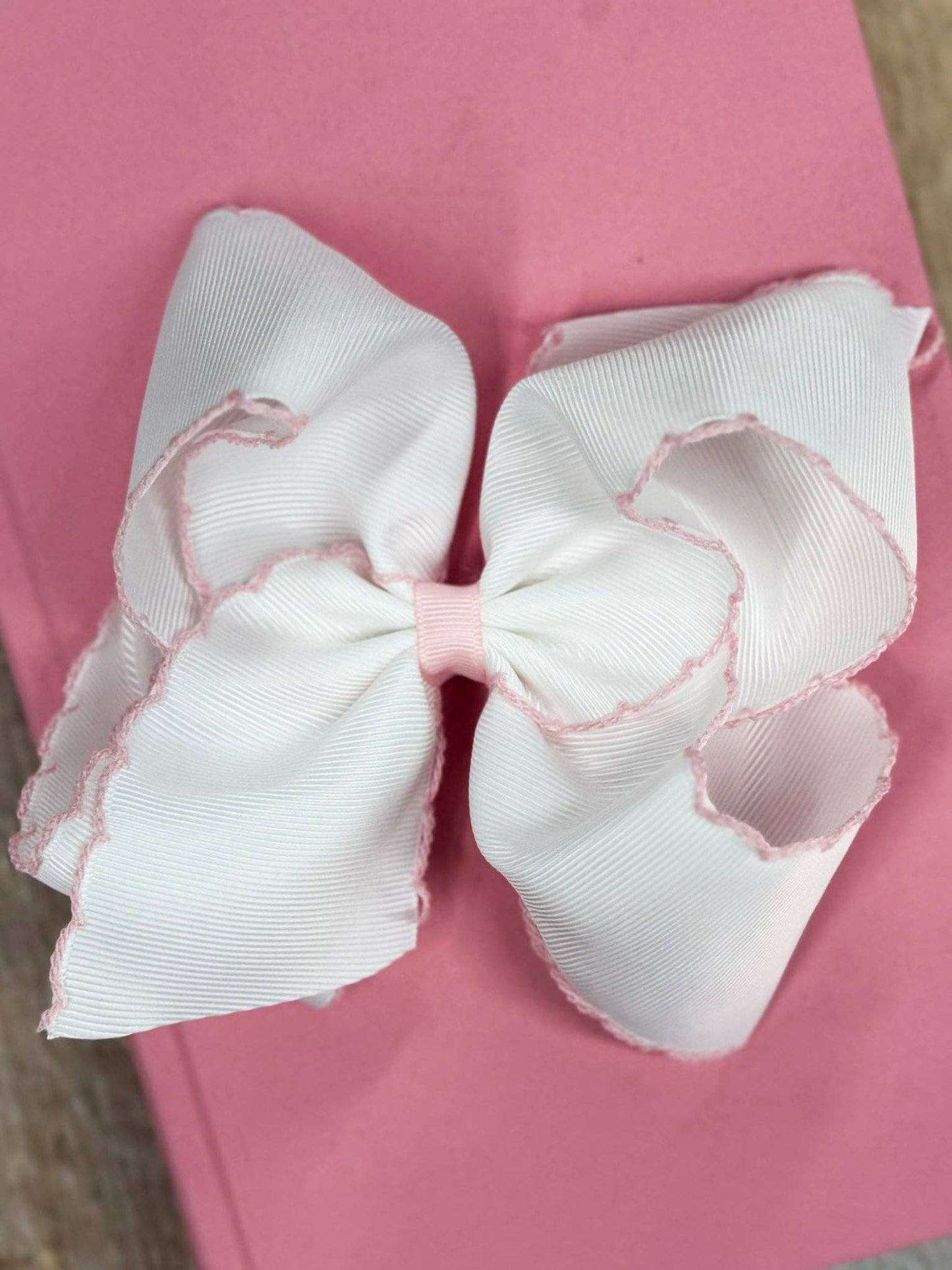 Hair Bows Classic Moonstitch Boutique Bows Girls Hair Accessories Clip or Headband