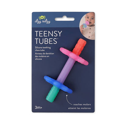 Teether Teensy Tubes™ Pink Rainbow