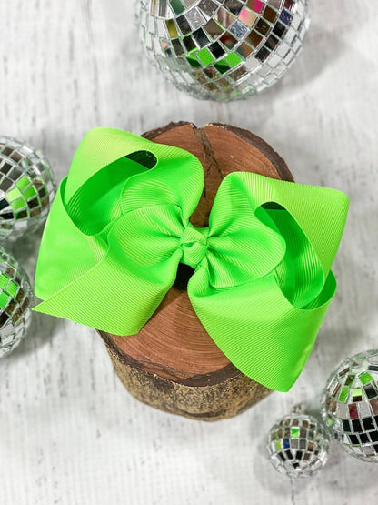 Hair Bow Classic Grosgrain Alligator Clip 4.5"