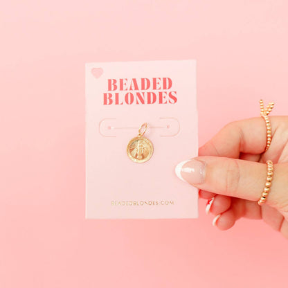 Virgin Mary Gold Charm (Interchangeable)