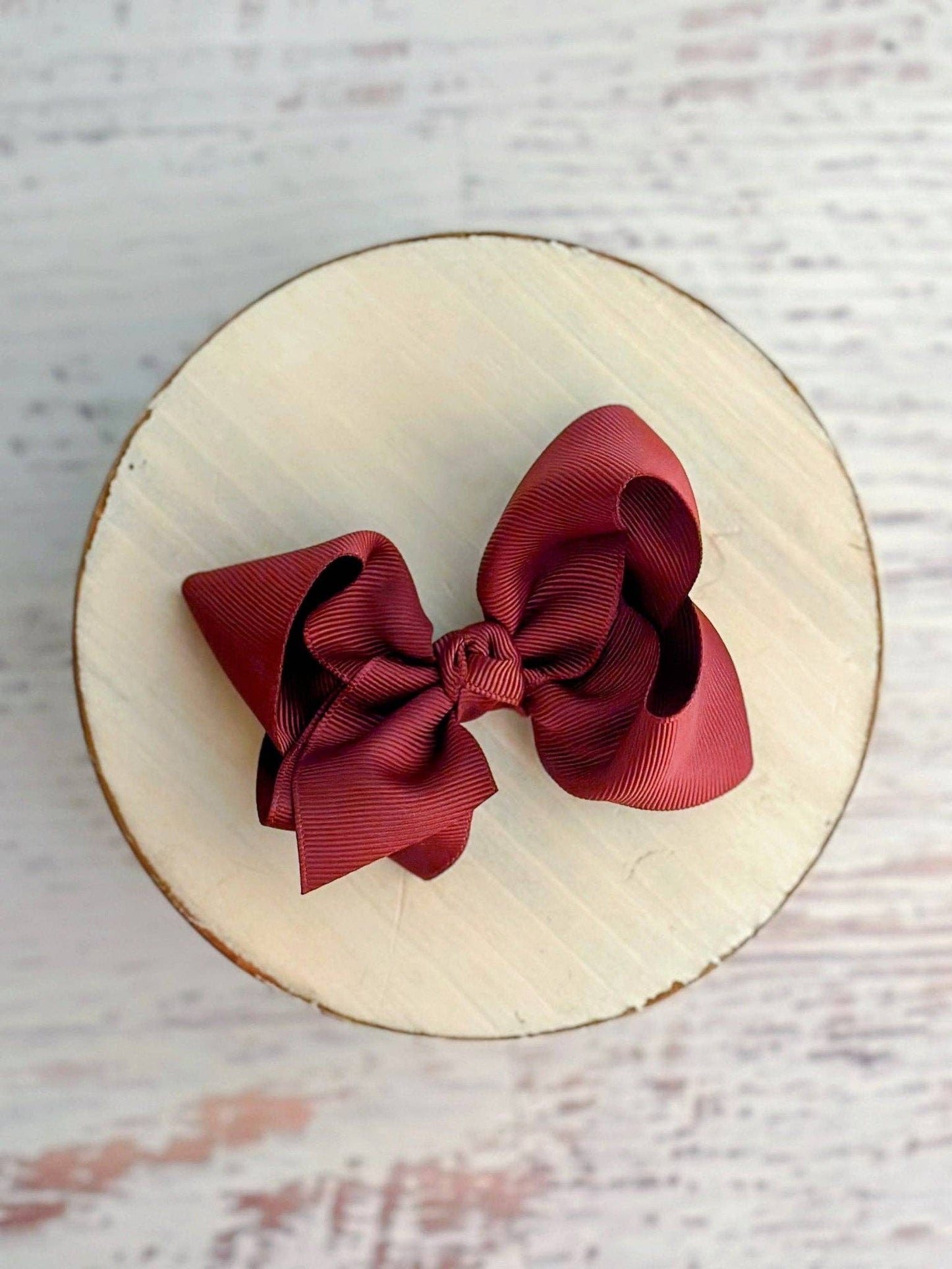 Hair Bow Essential Grosgrain Alligator Clip 4"