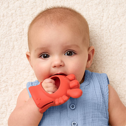 Teether Crab Bitzy Grip™ Silicone