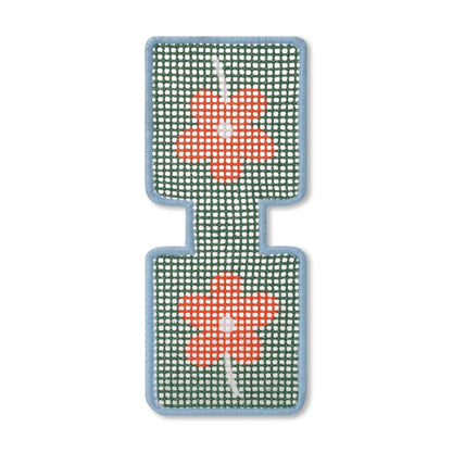 Needlepoint Keychain Kit - Flower