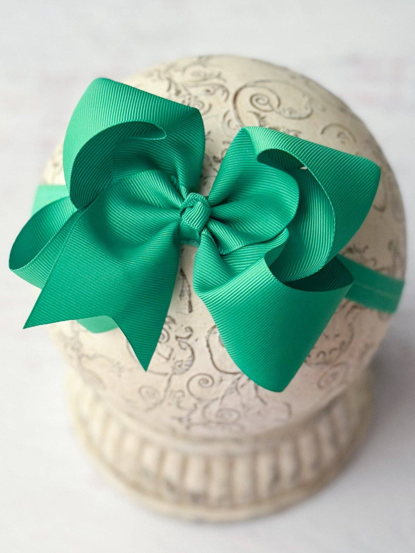 Hair Bow Classic Grosgrain - Satin Headband - 4.5"