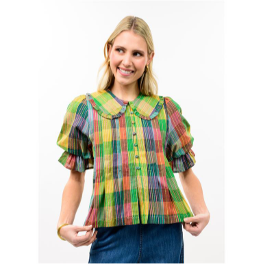 Ivy Jane Top Blocks of Plaid