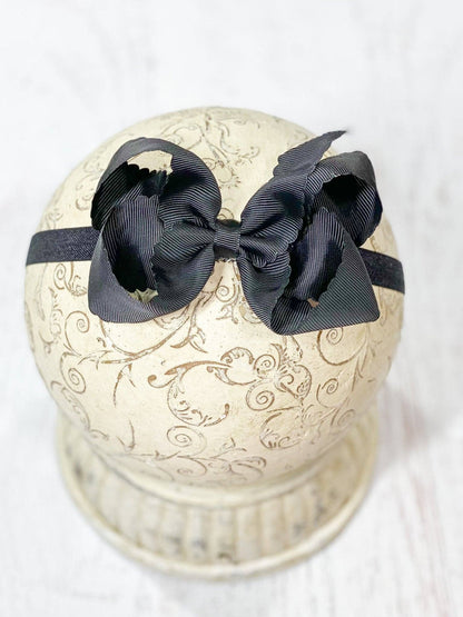 Bow Classic Scalloped - Headband - 4.5"