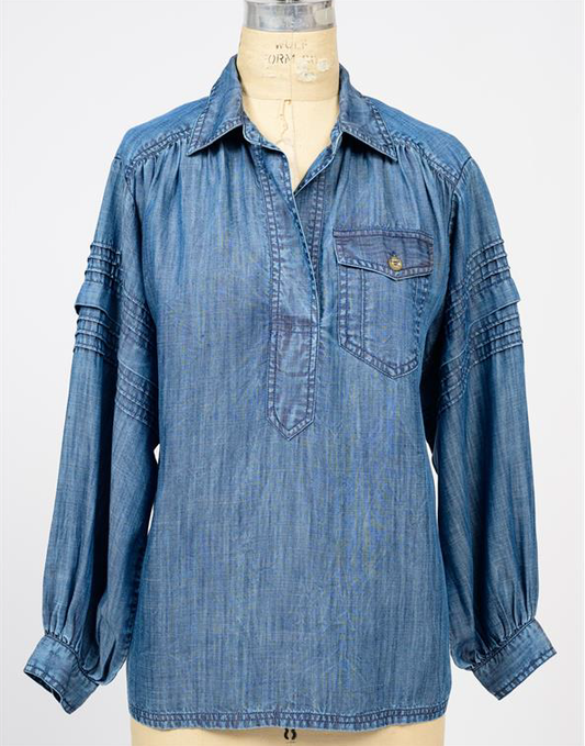 Ivy Jane Top Tuck Sleeve Popover Shirt
