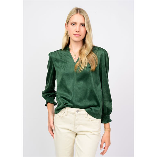 Ivy Jane TOP SUEDE LONG SLEEVE
