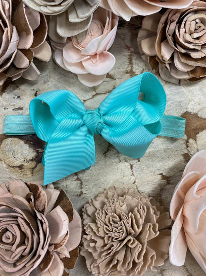 Hair Bow Essential Grosgrain - Headband - 4"