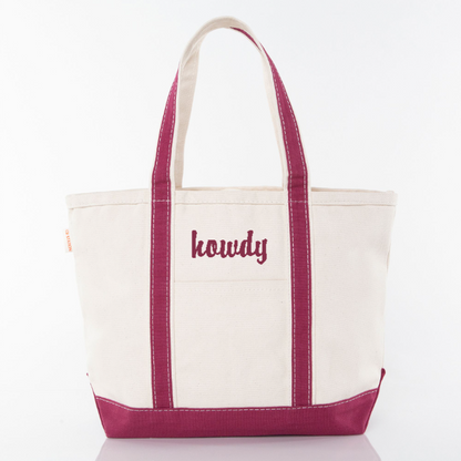 Tote Maroon Medium Classic