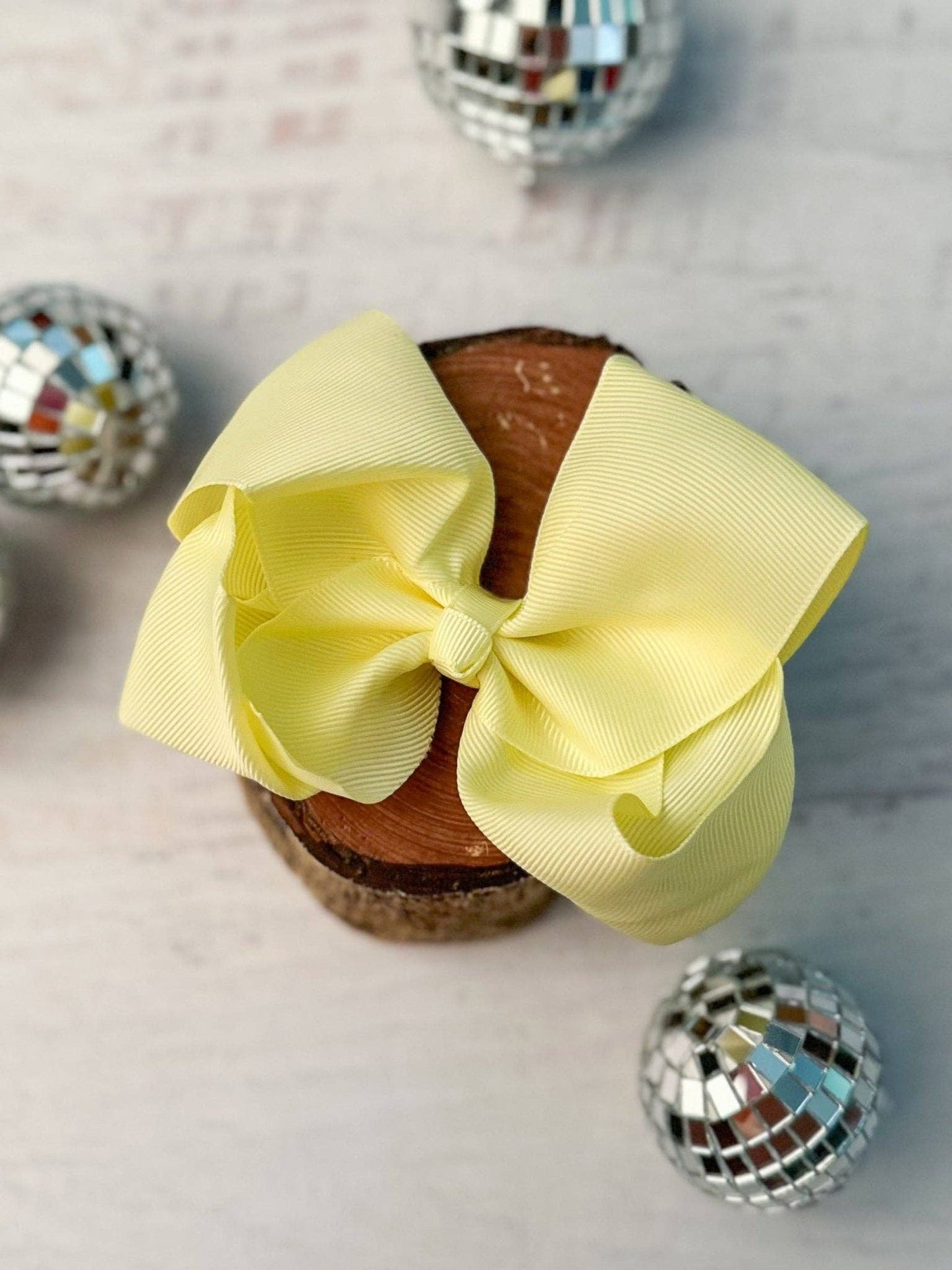 Hair Bow Classic Grosgrain Alligator Clip 4.5"