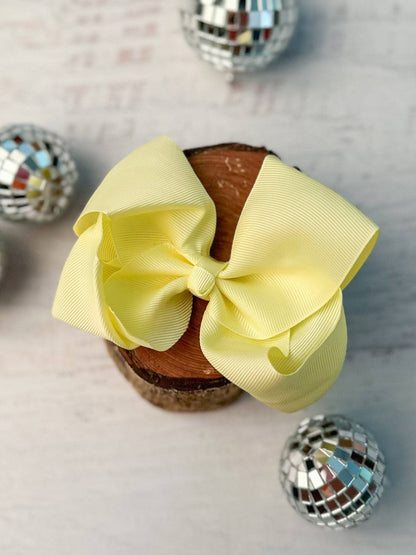 Hair Bow Classic Grosgrain Alligator Clip 4.5"
