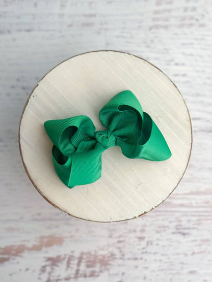 Hair Bow Essential Grosgrain Alligator Clip 4"