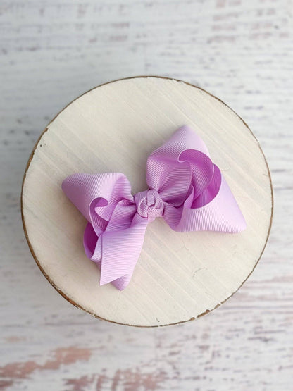 Hair Bow Essential Grosgrain Alligator Clip 4"
