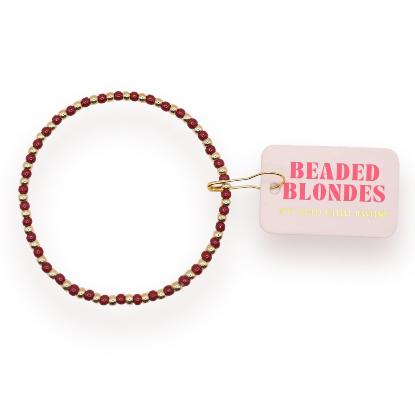 Demi Bracelet in Maroon