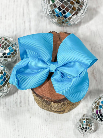 Hair Bow Classic Grosgrain Alligator Clip 4.5"