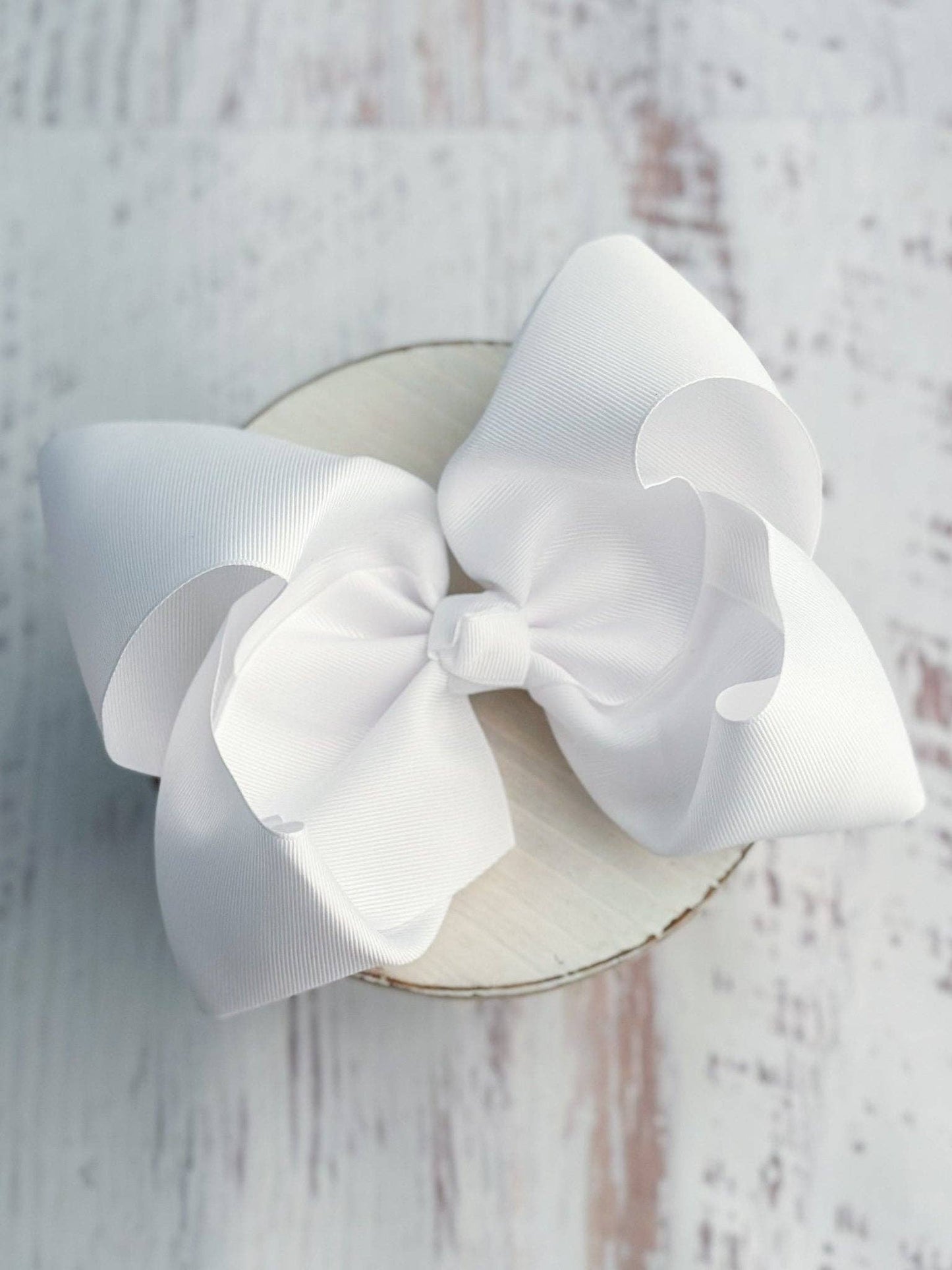 Hair Bow Texas Size Grosgrain Alligator Clip 6.5"