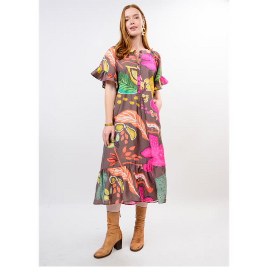 Uncle Frank DRESS PATIO BOLD FLORAL