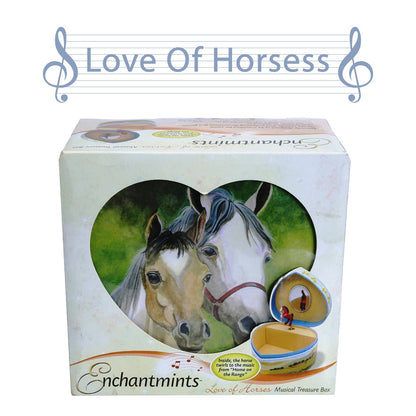 Jewelry Box Heart Horse  Small
