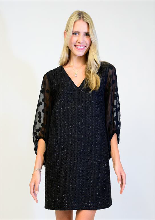 Uncle Frank SHEER SLEEVE SHIFT