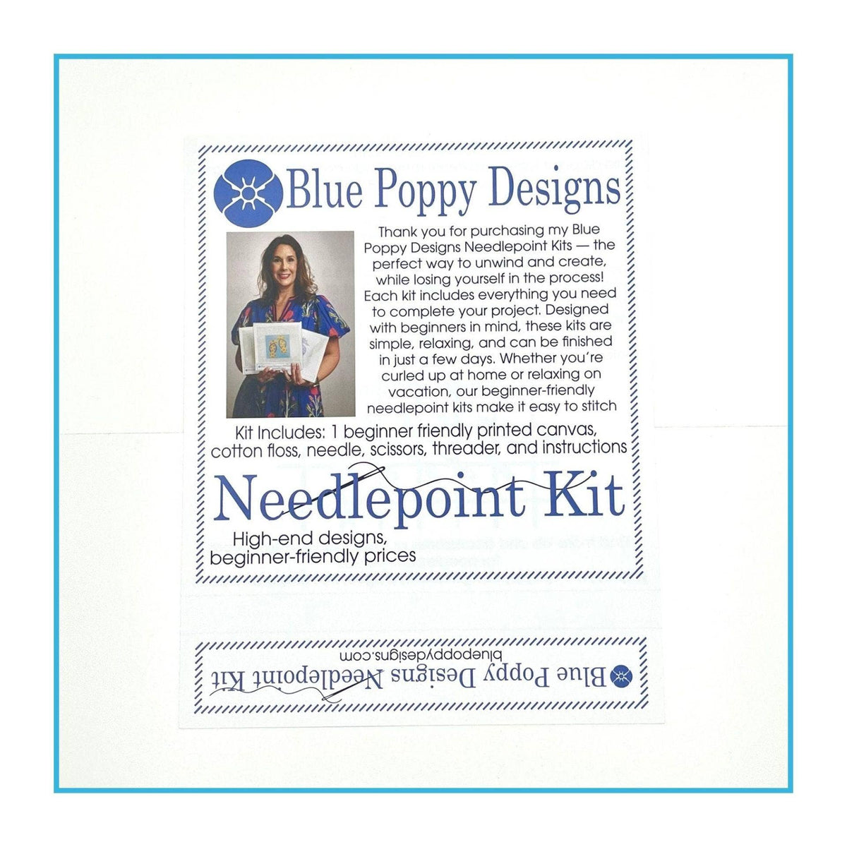 Needlepoint Kit Texas State Flag Design