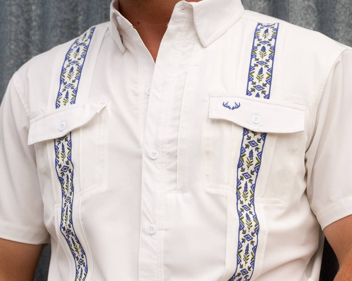 Shirt Guayabera Bluebonnet