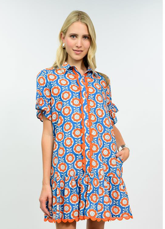 Uncle Frank DRESS SCALLOPED SHIRT