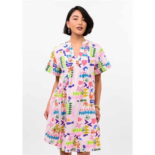Ivy Jane fish tropical print dress