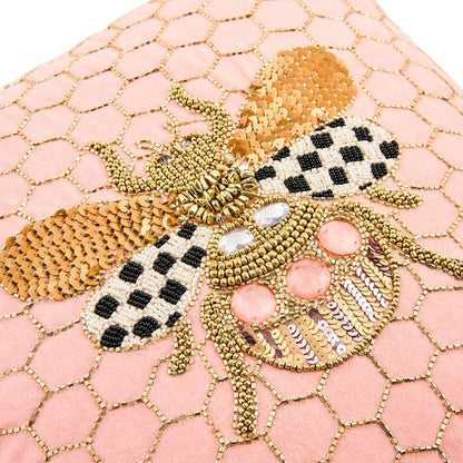 Mackenzie-Childs Queen Bee Throw Pillow