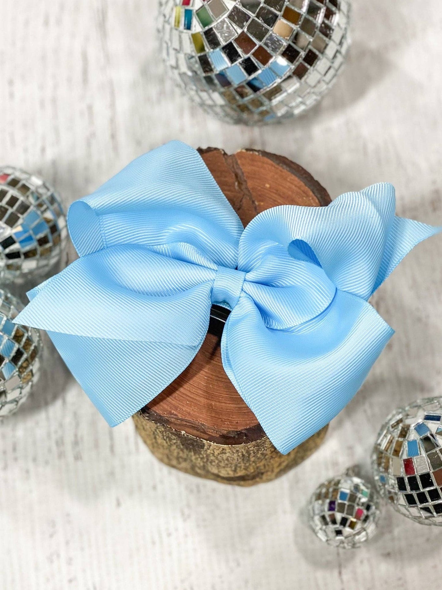 Hair Bow Classic Grosgrain Alligator Clip 4.5"