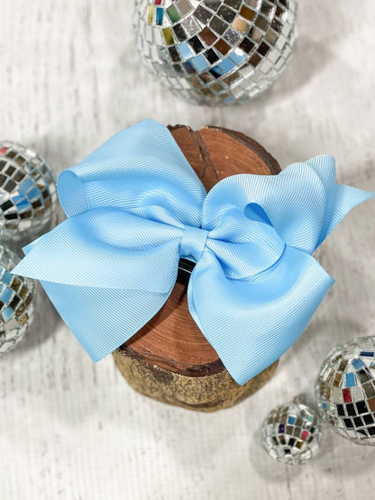 Hair Bow Classic Grosgrain Alligator Clip 4.5"