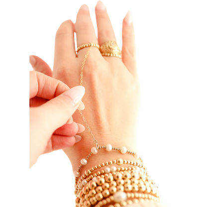 Hand Chain Beaded