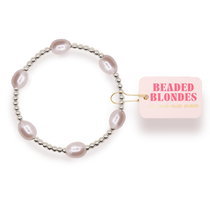 Pearl Poppi Bracelet in Silver