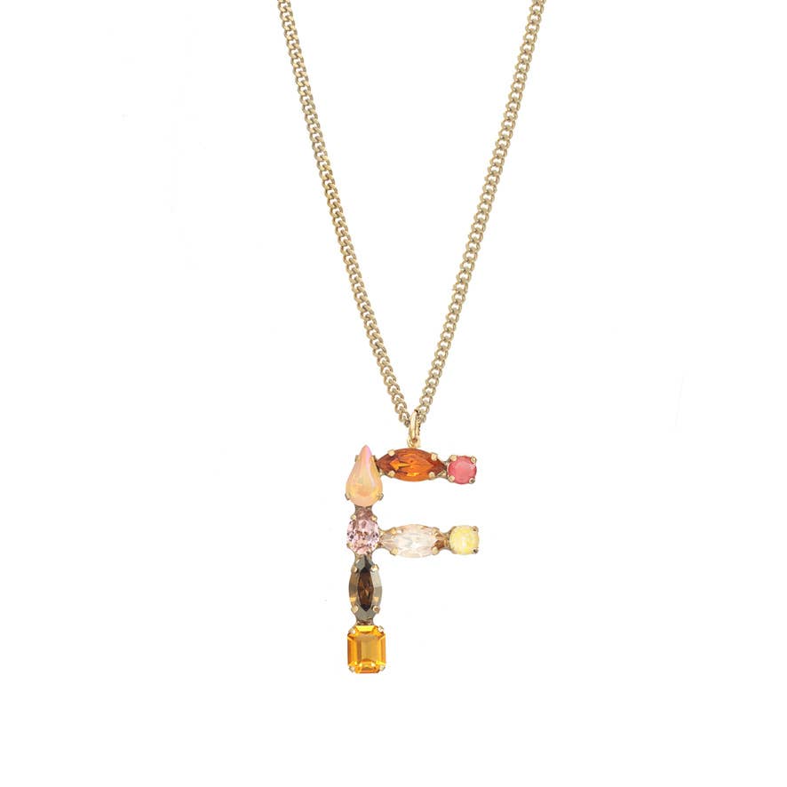 Monograms in Neon Necklace