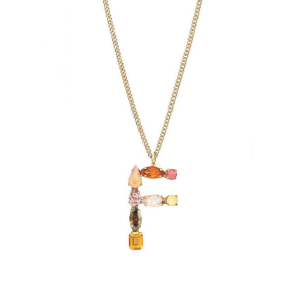 Monograms in Neon Necklace
