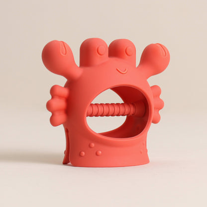 Teether Crab Bitzy Grip™ Silicone