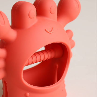 Teether Crab Bitzy Grip™ Silicone