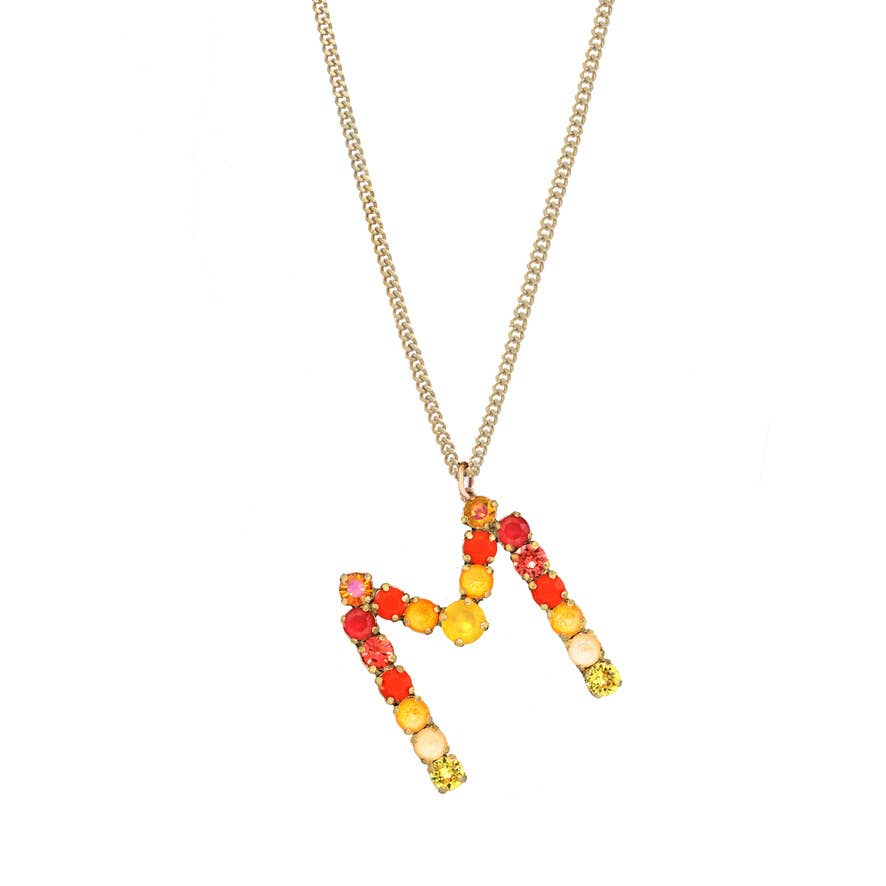 Monogram in Colors Necklace