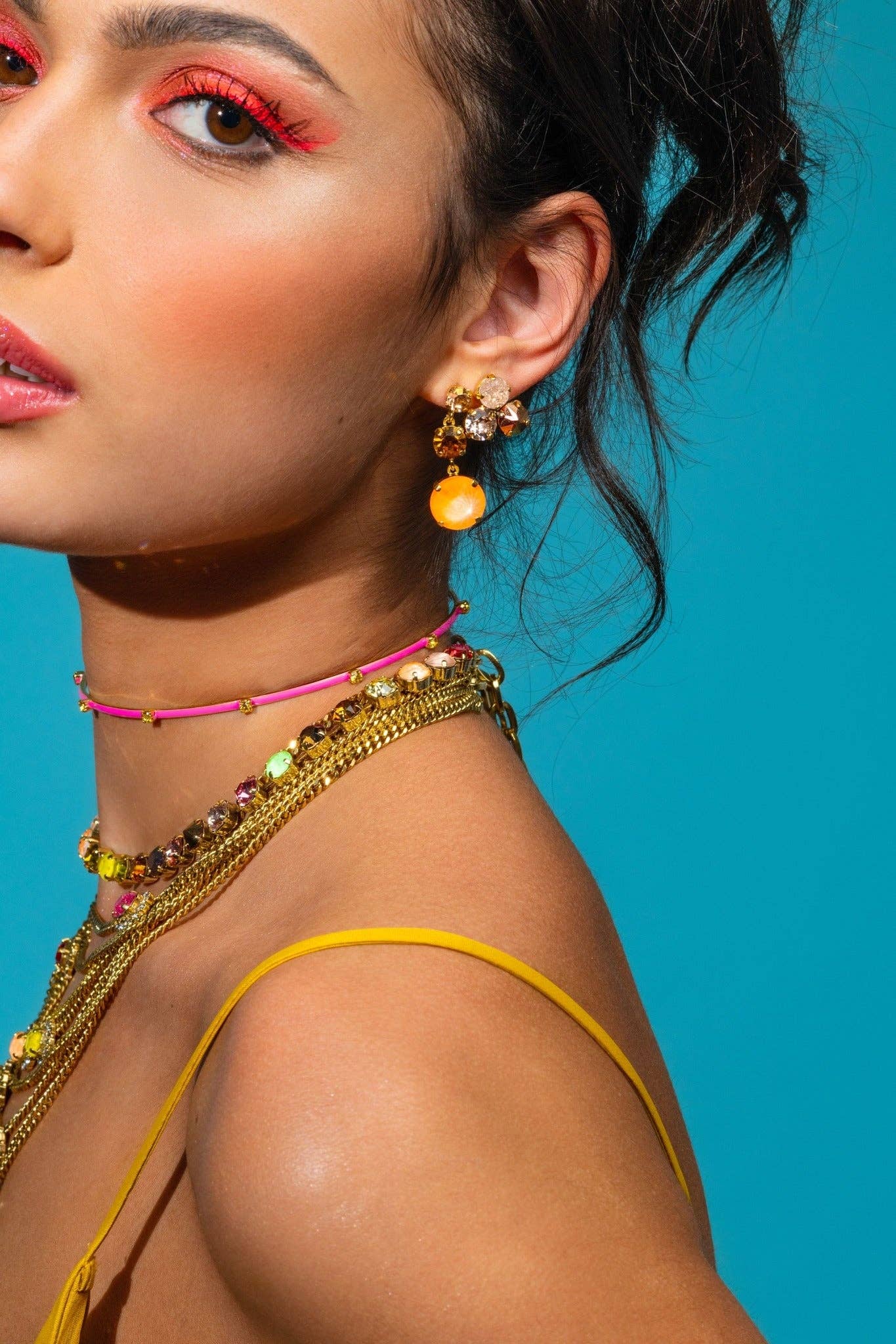 Torin Earrings in Electrics
