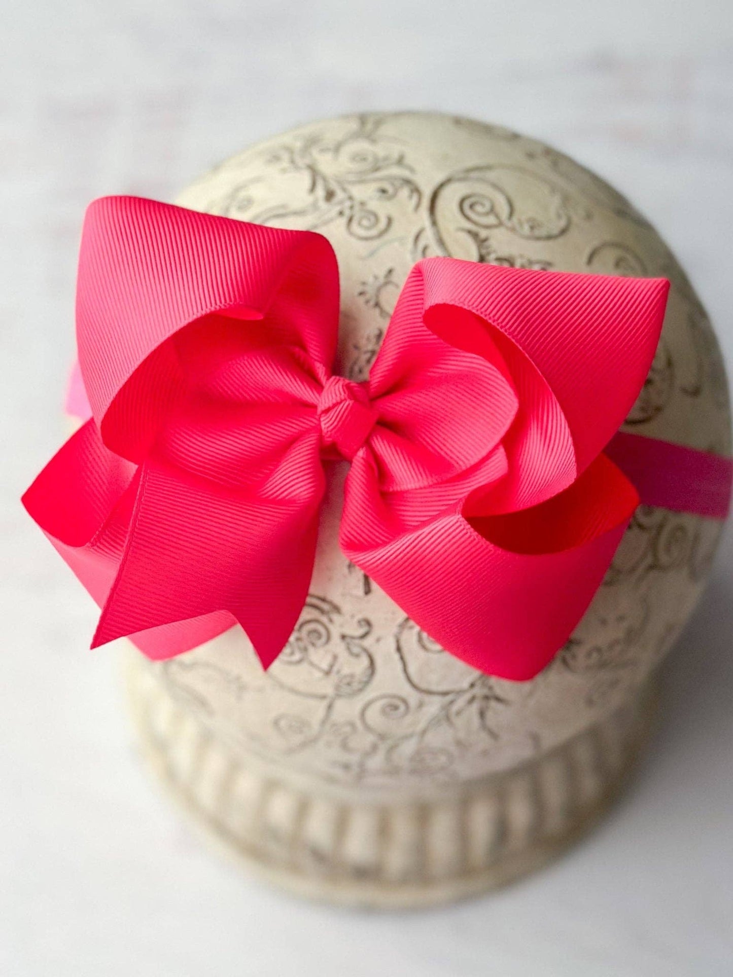 Hair Bow Classic Grosgrain - Satin Headband - 4.5"